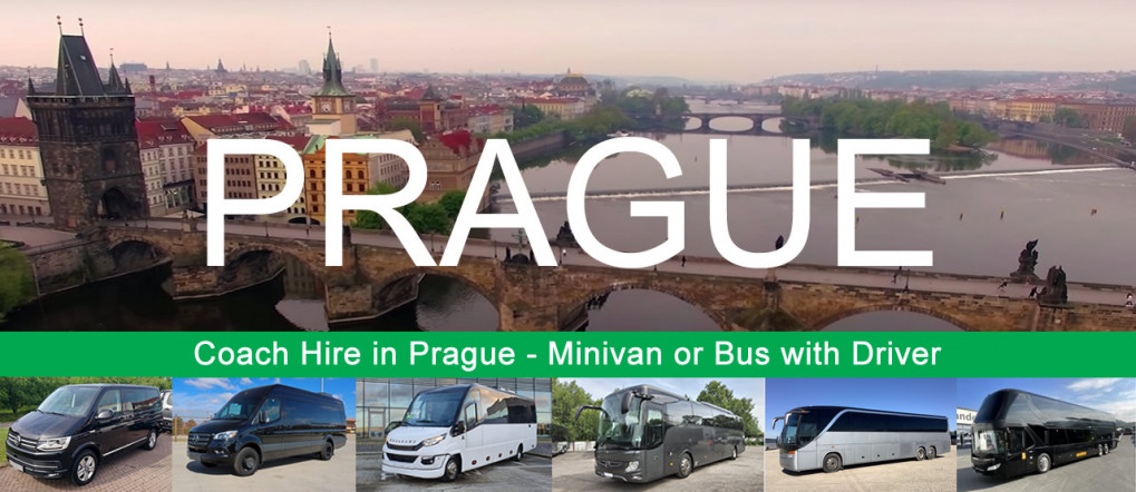 Bus hire and minivan rental with driver in Prague