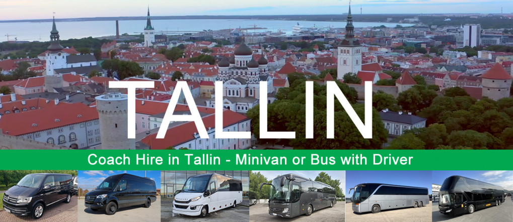 Bus hire and minivan rental with driver in Tallin