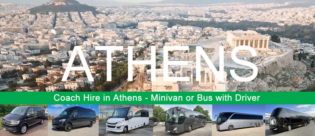 Noleggio bus e minivan con conducente ad Atene