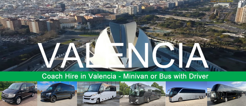 Bus hire and minivan rental with driver in Valencia