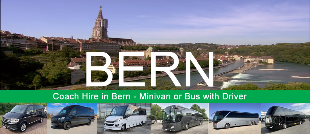 Bus hire and minivan rental with driver in Bern