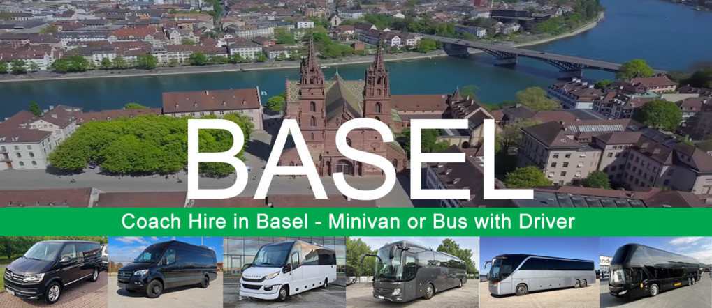 Bus hire and minivan rental with driver in Basel