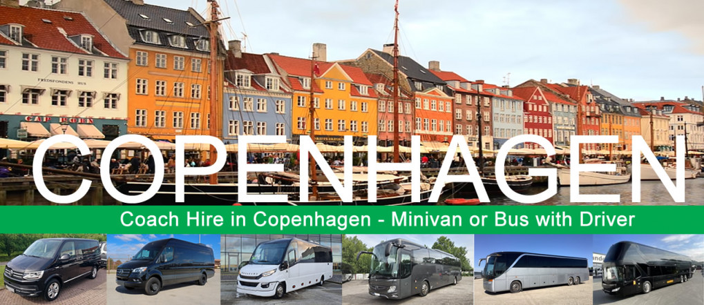 Bus company in Copenhagen - Book a coach or minivan with driver Bus hire and minivan rental with driver in Copenhagen