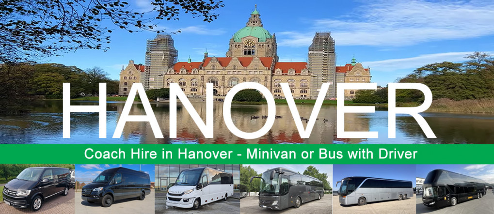 Bus hire and minivan rental with driver in Hannover