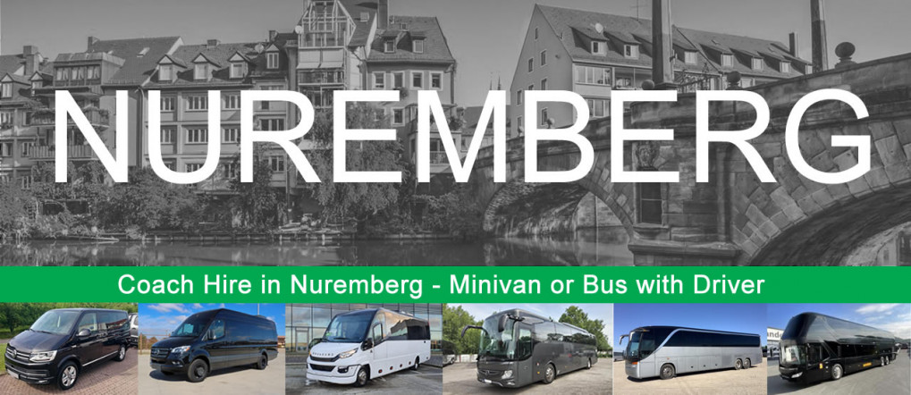 Bus company in Nuremberg - Book a coach or minivan with driver Bus hire and minivan rental with driver in Nuremberg